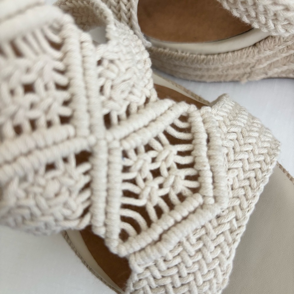 Copper Key | Dreamcatcher Macrame EspadrillIe Platform Wedges - Picture 6 of 9